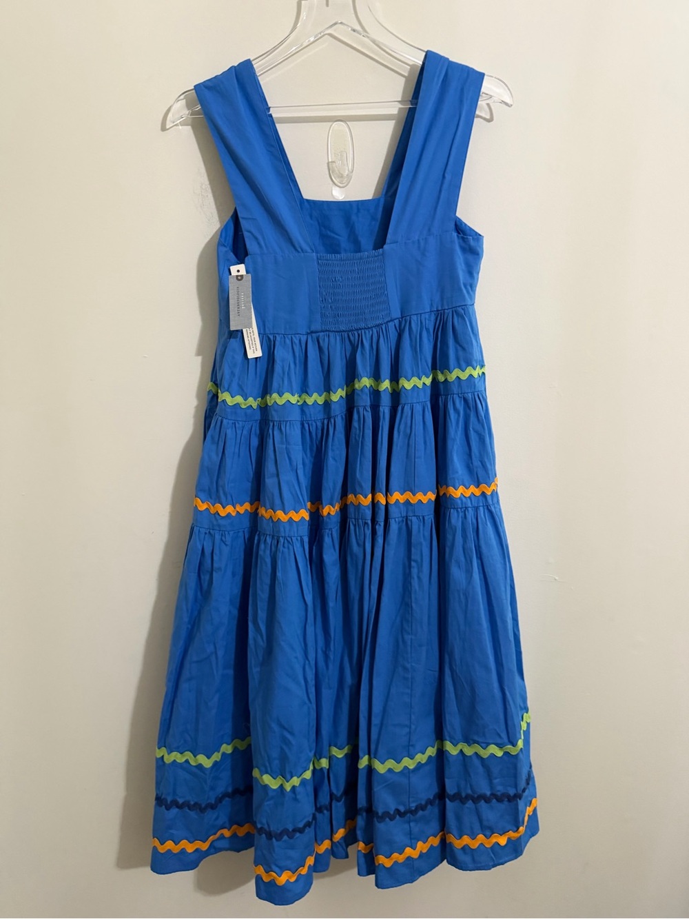 Anthropologie The Helena Square Neck Tiered Midi Dress NWT! - Picture 7 of 16